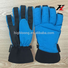 Gants de ski doux bleu de haute qualité pour couple